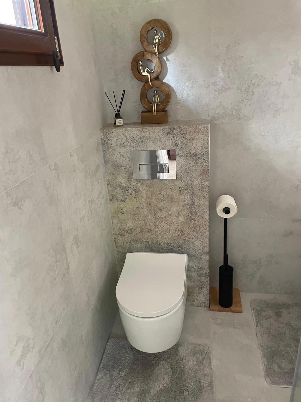 Salon i kuchnia w domku małym JantarHome